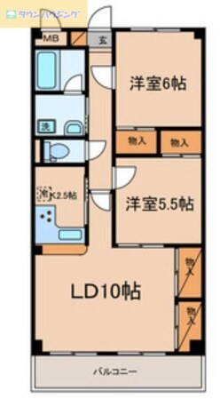 コンフォートの物件間取画像